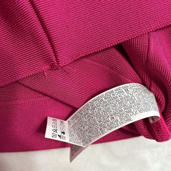 Herve Leger X F21 Bandage Dress Pink XS NWT - Picture 7 of 11